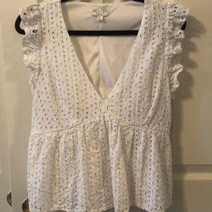 White lacey blouse
